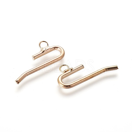 Alloy Bobby Pin Findings PALLOY-WH0065-35-1