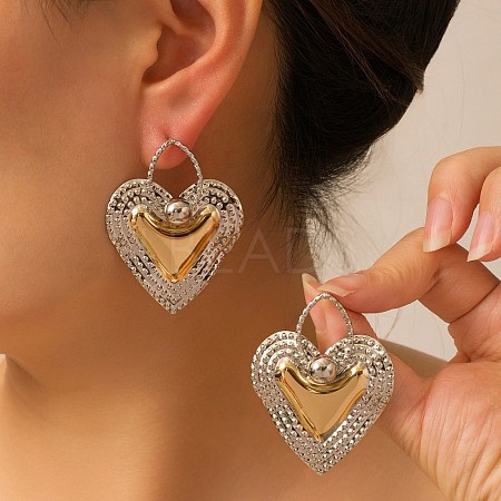 Alloy Stud Earrings for Women WG77B71-01-1