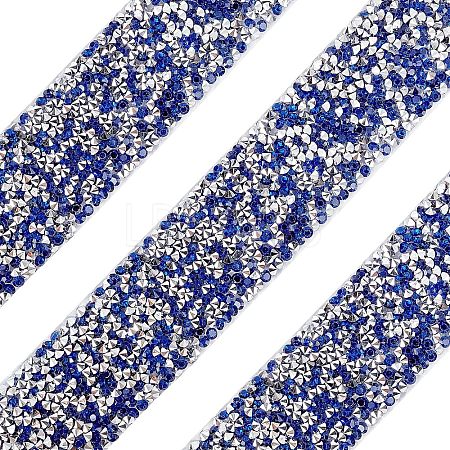 Glitter Resin Hotfix Rhinestone DIY-FG0001-51-1