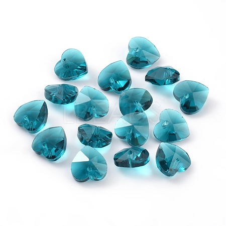 Romantic Valentines Ideas Glass Charms X-G030V10mm-14-1