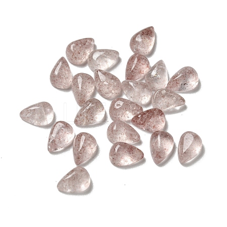 Natural Strawberry Quartz Cabochons G-Q173-02A-09-1