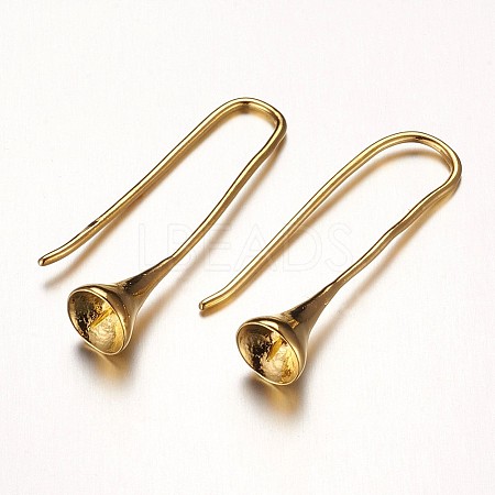 Brass Earring Hooks LS-X-KK-D526-46-1