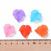 Autumn Theme Transparent Frosted Acrylic Pendants PAF002Y-5