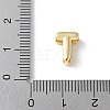Brass Micro Pave Clear Cubic Zirconia Initial Multi-strand Links KK-S520-01G-20-3