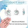 10 Pieces Alloy Moon Charm Pendant Crescent Moon Charms with sun Half Moon pendant for Jewelry Necklace Earring Making Crafts JX394A-7