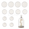   12Pcs 3 Styles Iron Slide Charms Cabochon Settings FIND-PH0008-77S-1