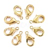 Brass Lobster Claw Clasps X-KK-901-G-NF-1