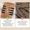 4Pcs 4 Style Stainless Steel Heart Link Bracelets Set BJEW-SW00106-03-3