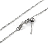 304 Stainless Steel Curb Chain Necklaces NJEW-H042-06P-2