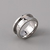 201 Stainless Steel Grooved Finger Ring Settings STAS-WH0027-26A-P-1