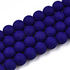 Opaque Glass Beads Strands X-GLAA-T032-P8mm-MD03-1