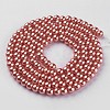 Glass Pearl Beads Strands X-HY-6D-B36-1