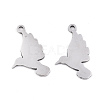 Non-Tarnish 201 Stainless Steel Pendants STAS-S081-028-1