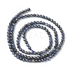 Natural Sapphire Beads Strands G-G204-A02-3.5mm-2
