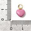 Brass Enamel Charms KK-A268-12G-03-3