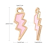 Alloy Enamel Pendants ENAM-N054-025C-3
