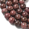 Natural Rhodonite Round Bead Strands G-J302-10-12mm-01-3
