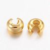 Brass Crimp Beads Covers KK-H291-NFG-NF-2