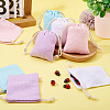 12Pcs 4 Colors Rectangle Cloth Packing Pouches ABAG-TA0001-78-7