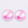 Transparent Acrylic Beads TACR-S154-09A-82-2
