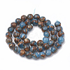 Natural Chalcedony Beads Strands X-G-S333-6mm-014C-2