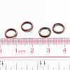 Red Copper Color Brass Open Jump Rings X-JRC8MM-R-3