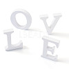 Wooden Alphabet Letters Ornaments WOOD-TA0002-38-14