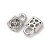 Brass Micro Pave Cubic Zirconia Pendants ZIRC-L105-05B-P-2