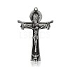 Lead Free & Nickel Free Tibetan Style Crucifix Cross Alloy Big Pendants PALLOY-J564-23AS-FF-1