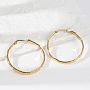 Ion Plating(IP) 304 Stainless Steel Hoop Earrings EJEW-L215-15G-5