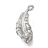 Brass Micro Pave Clear Cubic Zirconia Charms LS-KK-CBA15EE-06P-1