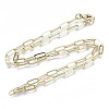 Brass Paperclip Chains MAK-S072-11B-KC-3