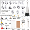 DIY Earring Making Finding Kit DIY-CP0008-42-2