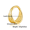 925 Sterling Silver Triple Rings Hoop Earrings for Women IG8200-1-2