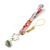 Brass Pendant Keychains HJEW-WH0039-15B-2