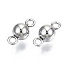 Tarnish Resistant 201 Stainless Steel Links Connectors STAS-S117-004A-01-2