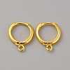 Brass Hoop Earring Findings FIND-WH0110-802C-G-2