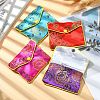 Rectangle Floral Embroidery Cloth Zipper Pouches ABAG-YW0001-03B-5