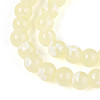 Baking Paint Glass Beads Strands DGLA-N015-6mm-08-3