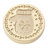 Christmas Series Wax Seal Brass Stamp Head AJEW-M037-01G-23-2