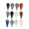 Natural & Synthetic Mixed Gemstone Pendants G-G104-06-1