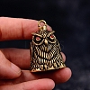 Owl Brass Mini Altar Bells for Witchcraft Wiccan Altar Supplies PW-WG605E7-01-1