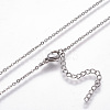 Non-Tarnish 304 Stainless Steel Pendant Necklaces NJEW-F264-06P-3