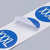 Paper Self-Adhesive Clothing Size Labels DIY-A006-B07-4