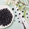 5 Style Natural Lava Rock Round Beads Strands G-CJ0001-52-6