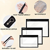 3 Sizes Transparent PVC Zipper Jewelry Bag Gift Pouch ABAG-CN0001-11B-5