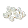 8Pcs UV Plating Acrylic Pendants FIND-YW0002-04F-1