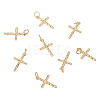 8Pcs Brass Pendants KK-TA0002-50-3