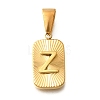 304 Stainless Steel Pendants STAS-S161-01Z-G-1