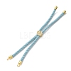 Cotton Cord Bracelet Making KK-F758-03T-G-2
